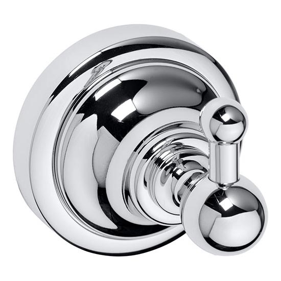 Silverfärgad krok 6,5x6,5 cm