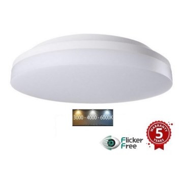 Sinclair - LED Fäst lampa LED/30W/230V 3000K/4000K/6000K IP54 33 cm vit