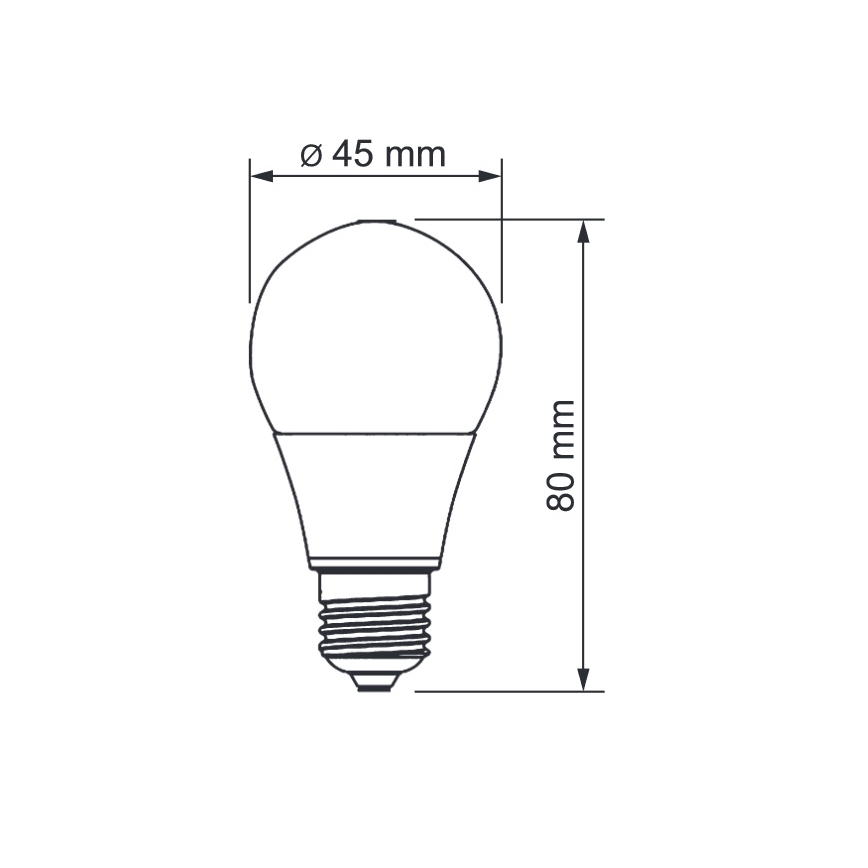 Sinclair - LED glödlampa E14/5W/230V 3000K