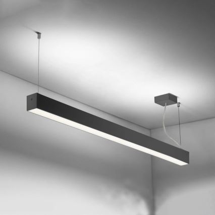 Sinclair - LED taklampa LSM LED/20W/230V 3000K/4000K/5000K 60 cm svart