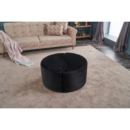 Sittpuff JING Ø 80 cm, antracit