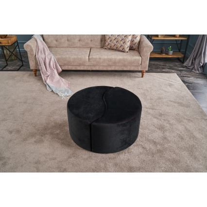 Sittpuff JING Ø 80 cm, antracit