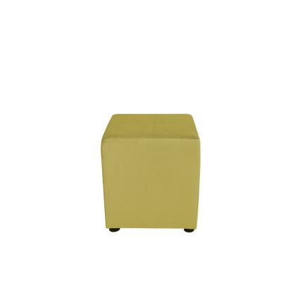 Sittpuff SIX 40x40 cm gul