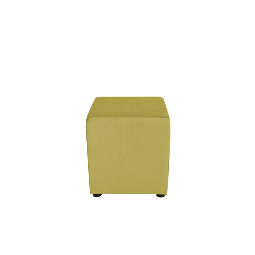 Sittpuff SIX 40x40 cm gul