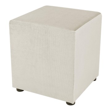 Sittpuff SIX 40x40 cm krämfärgad
