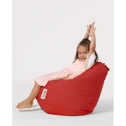 Sittsäck 60x60 cm röd
