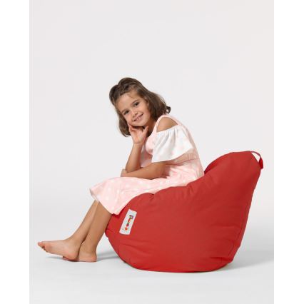 Sittsäck 60x60 cm röd