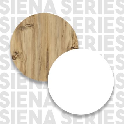 Skåp för tvättmaskin med förvaringsutrymme 88,3x93,5 cm vit/valnöt