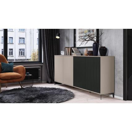 Skåp RONJA taupe/svart