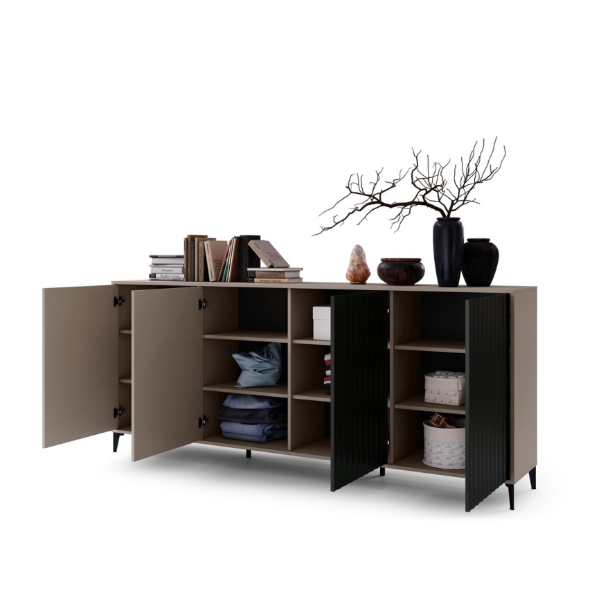 Skåp RONJA taupe/svart