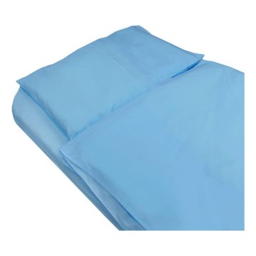 SkinPro Silver - Antibakteriellt resårlakan 60x120 cm blå