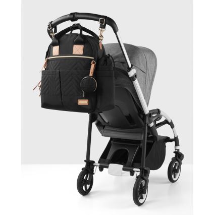 Skip Hop - Skötväska för barnvagn 6-i-1 SUITE SET svart