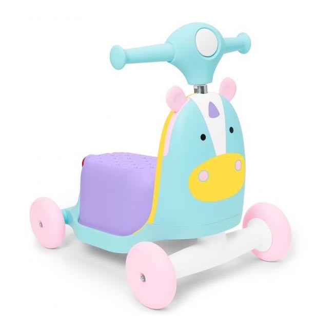 Skip Hop - Balanscykel 3i1 ZOO enhörning 3xAAA