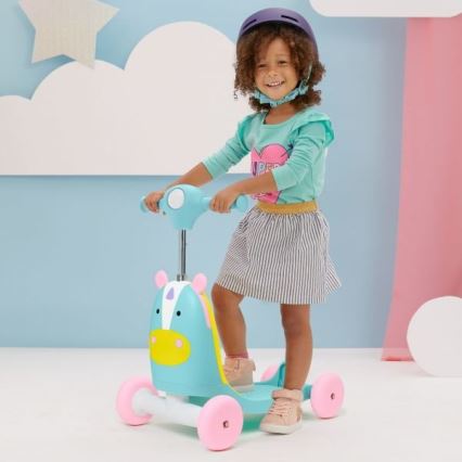 Skip Hop - Balanscykel 3i1 ZOO enhörning 3xAAA