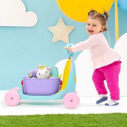 Skip Hop - Balanscykel 3i1 ZOO enhörning 3xAAA