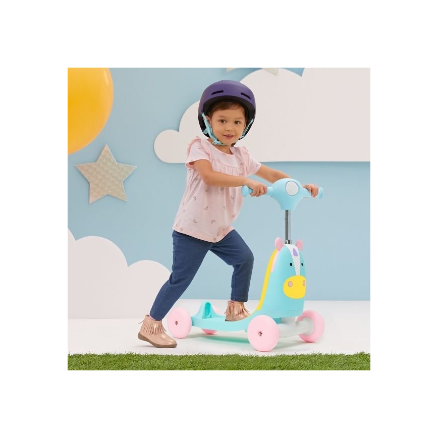 Skip Hop - Balanscykel 3i1 ZOO enhörning 3xAAA