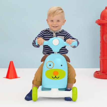 Skip Hop - Balanscykel 3i1 ZOO hund 3xAAA