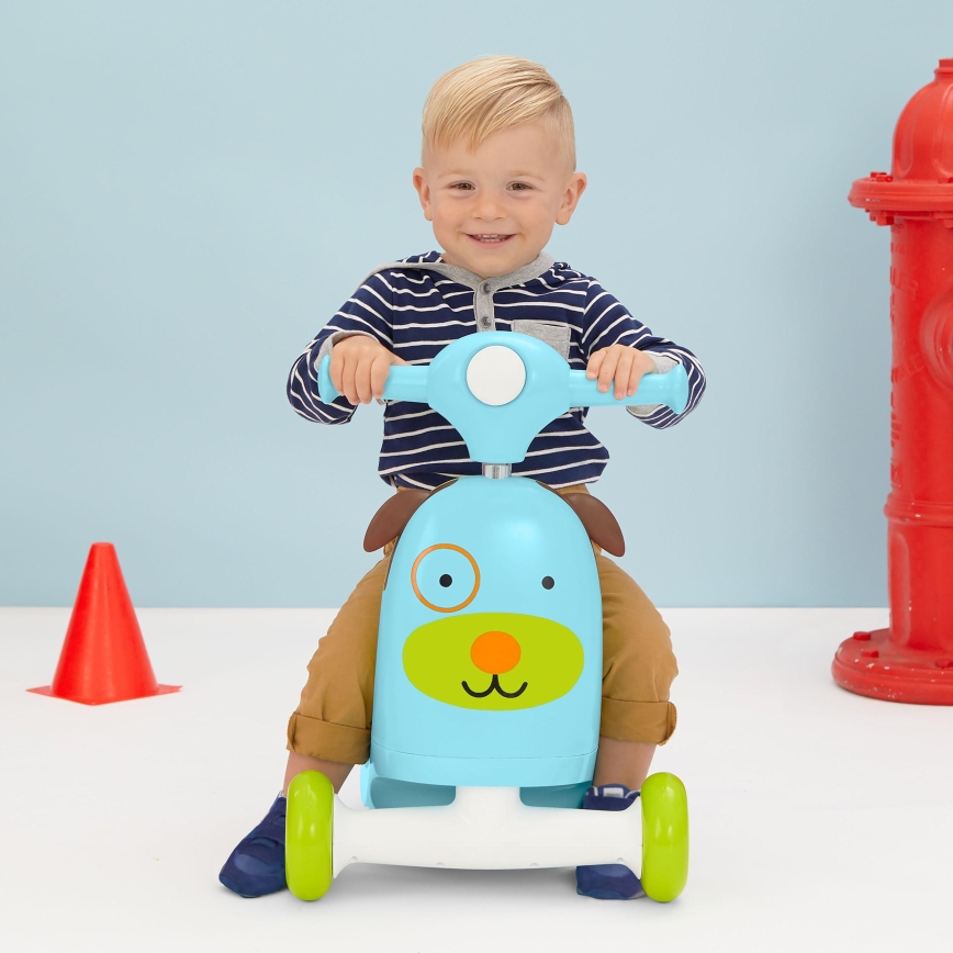Skip Hop - Balanscykel 3i1 ZOO hund 3xAAA