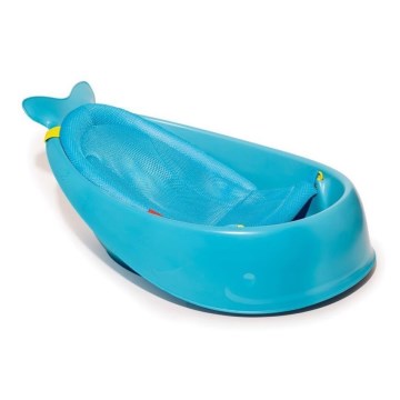 Skip Hop - Barnbalja med ergonomisk dyna MOBY 3 blå