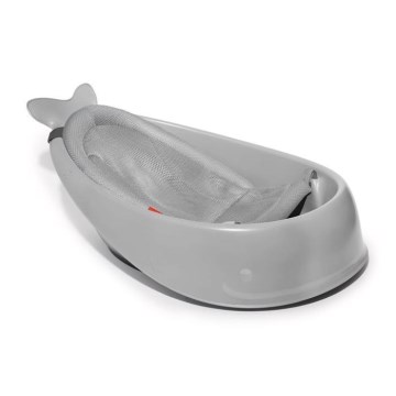Skip Hop - Barnbalja med ergonomisk dyna MOBY 3 grå