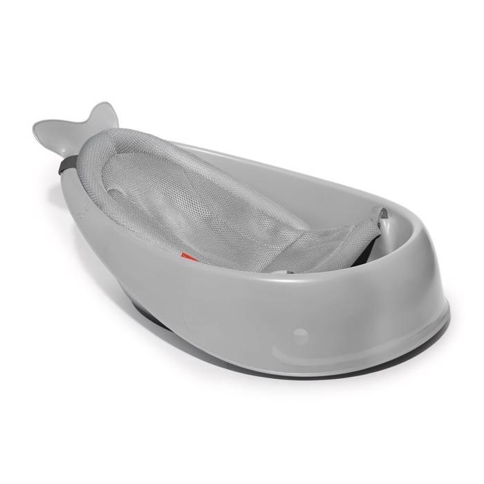 Skip Hop - Barnbalja med ergonomisk dyna MOBY 3 grå