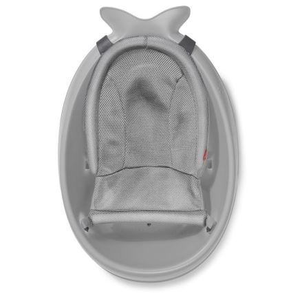 Skip Hop - Barnbalja med ergonomisk dyna MOBY 3 grå