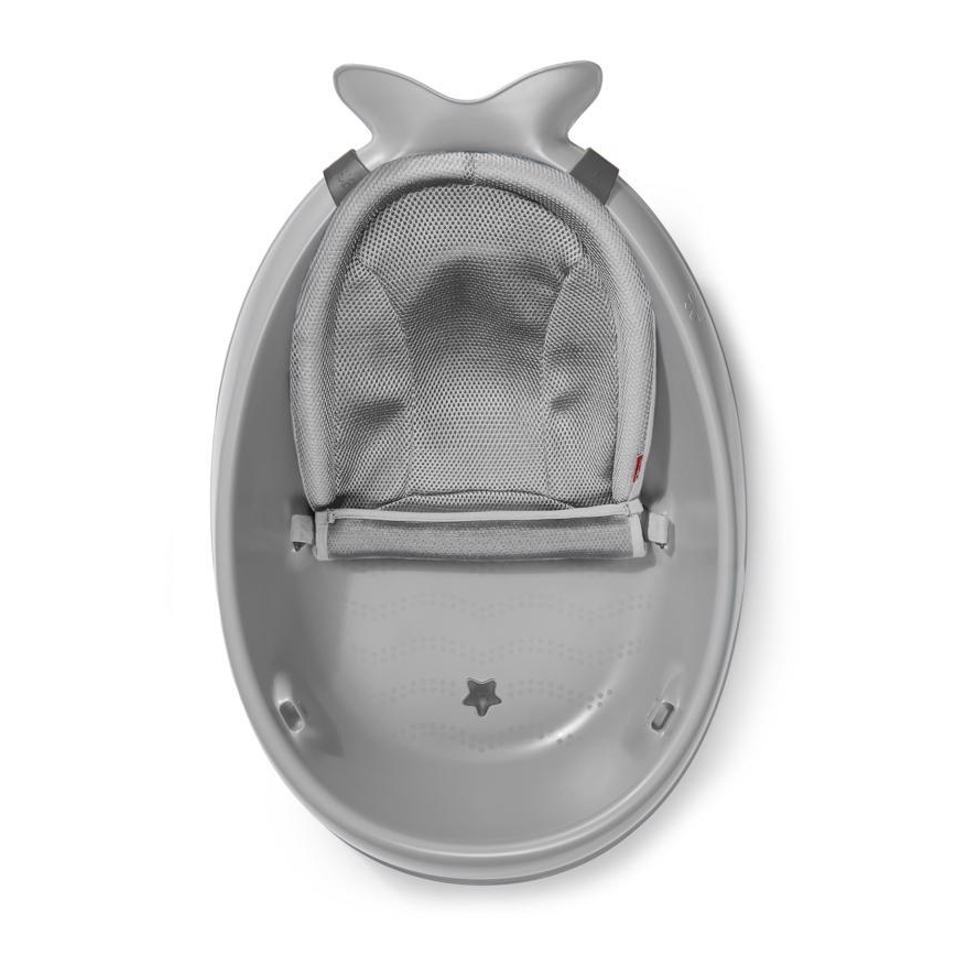 Skip Hop - Barnbalja med ergonomisk dyna MOBY 3 grå