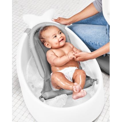 Skip Hop - Barnbalja med ergonomisk dyna MOBY 3 vit