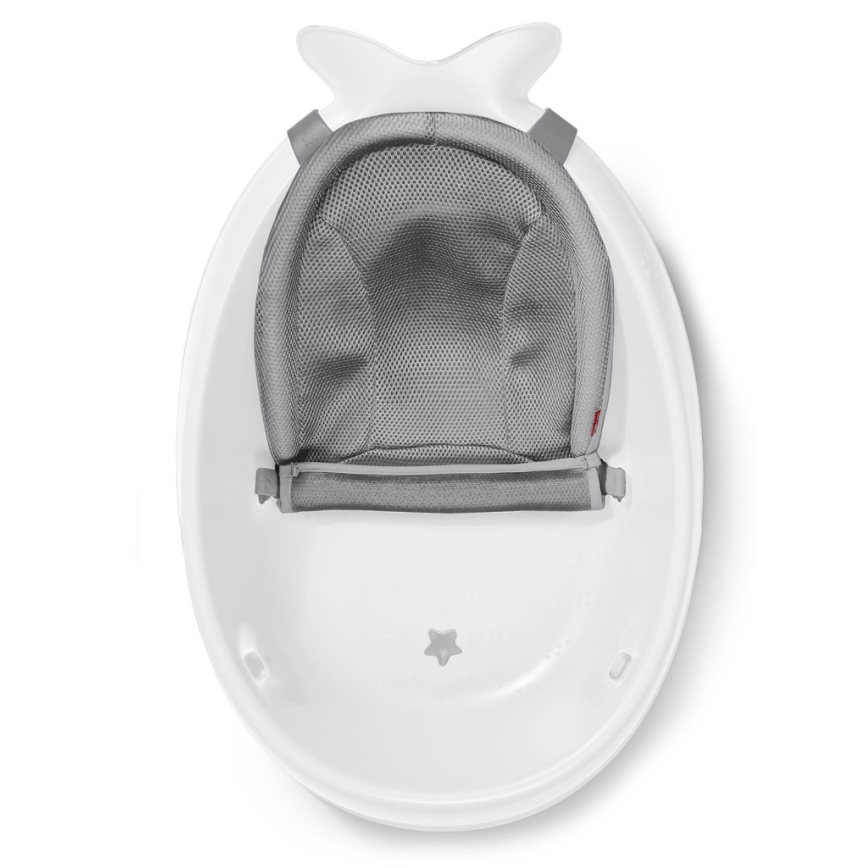 Skip Hop - Barnbalja med ergonomisk dyna MOBY 3 vit