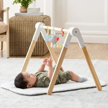 Skip Hop - Barnfilt för lek med en trätrapets LINING CLOUD