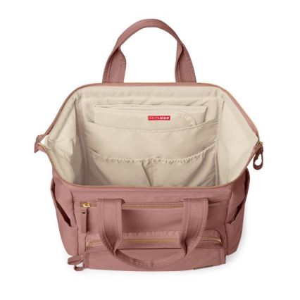 Skip Hop - Skötväska för barnvagn MAINFRAME Dusty rose