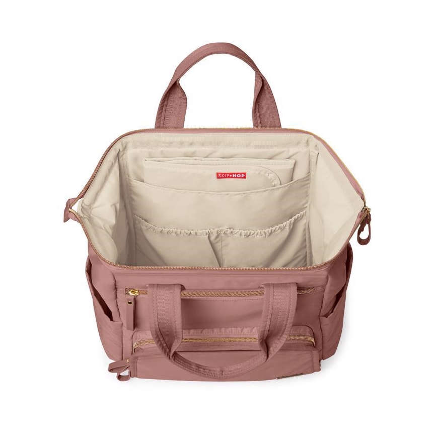 Skip Hop - Skötväska för barnvagn MAINFRAME Dusty rose