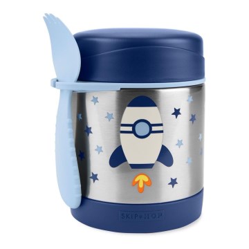 Skip Hop - Matlåstermos med sked/gaffel SPARK STYLE 325 ml raket