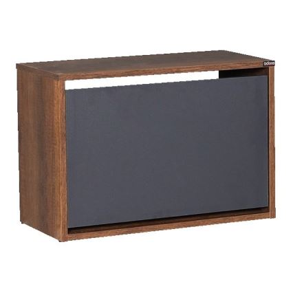 Skoskåp 42x60 cm brun/antracit