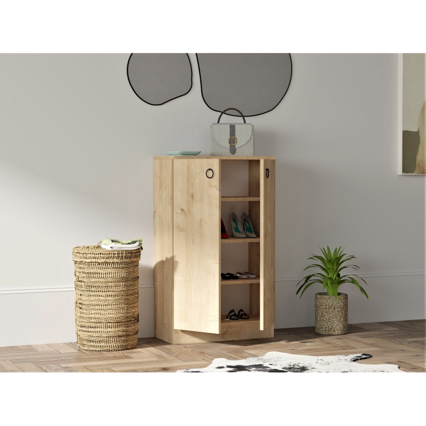 Skoskåp DEFNE 100x60 cm beige