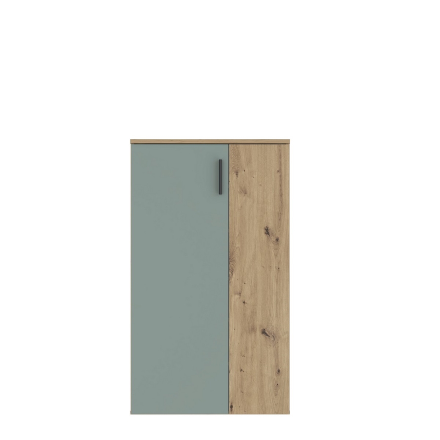 Skoskåp ETON ek artisan/grön