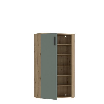 Skoskåp ETON ek artisan/grön