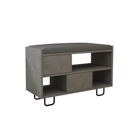 Skoskåp TROY 53,5x83,5 cm grå