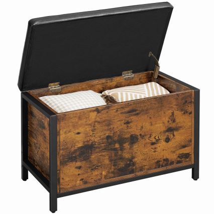 Skoskåp VOREN brun/svart