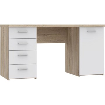 Skrivbord ARENO vit/sonoma ek