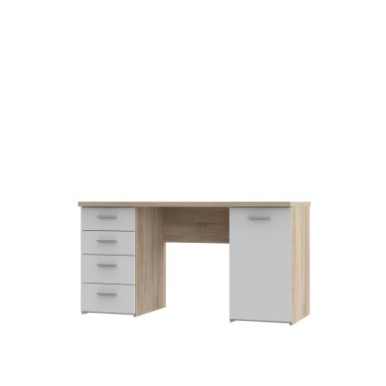 Skrivbord ARENO vit/sonoma ek
