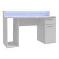 Skrivbord IVAR med integrerad LED-belysning, vit