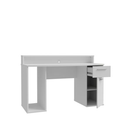 Skrivbord IVAR med integrerad LED-belysning, vit