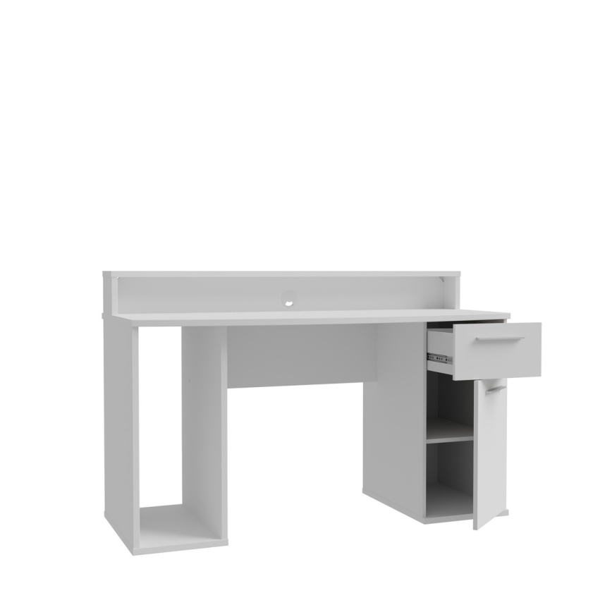 Skrivbord IVAR med integrerad LED-belysning, vit