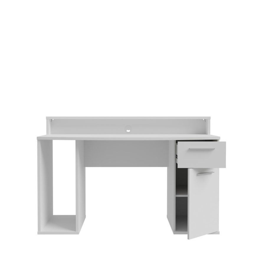 Skrivbord IVAR med integrerad LED-belysning, vit