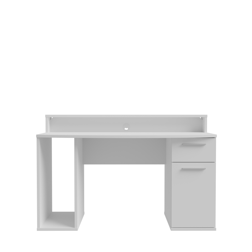 Skrivbord IVAR med integrerad LED-belysning, vit