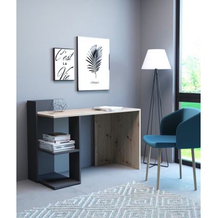 Skrivbord MARLO i artisan-ek/antracit