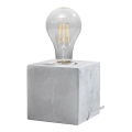 Skrivbordslampa ABEL 1xE27/60W/230V betong