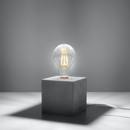 Skrivbordslampa ABEL 1xE27/60W/230V betong