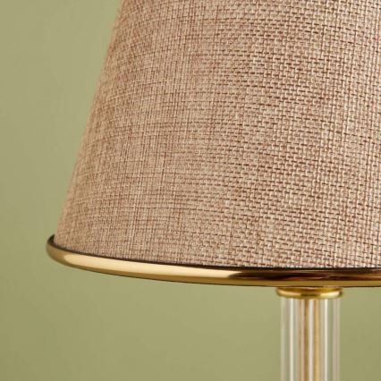Skrivbordslampa AYD 1xE27/40W/230V beige/guld